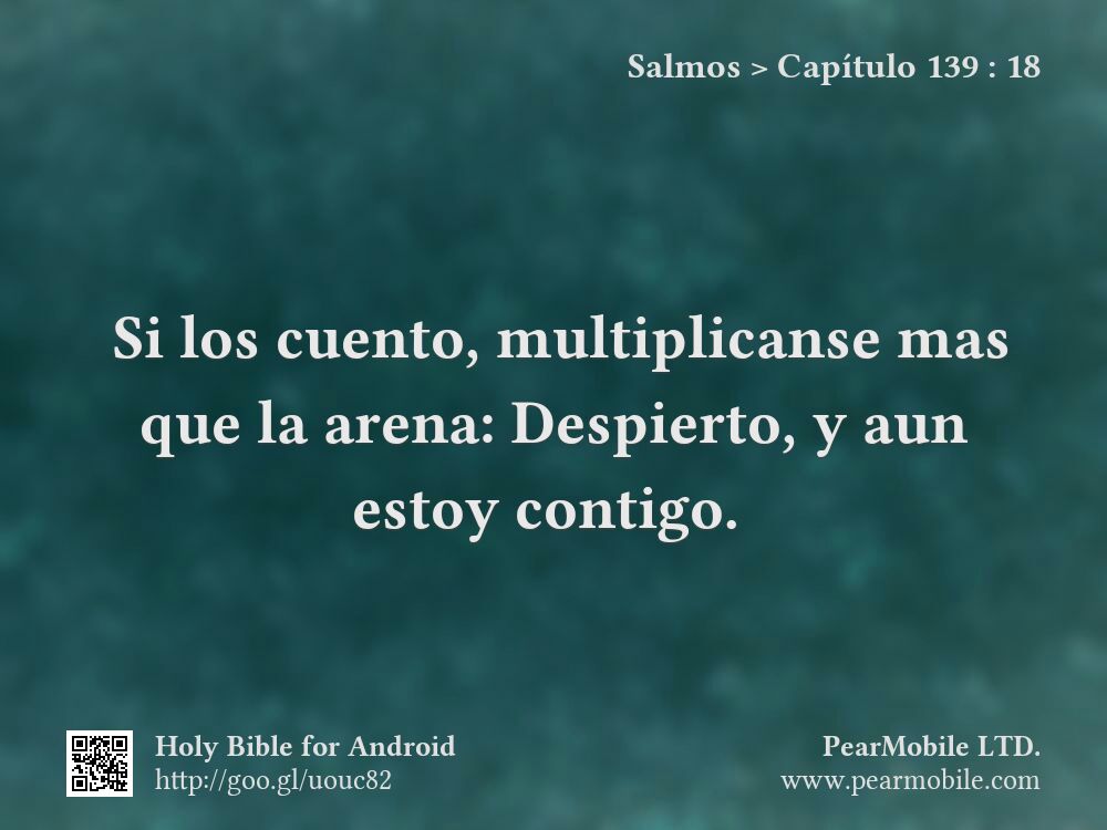 Salmos, Capítulo 139:18